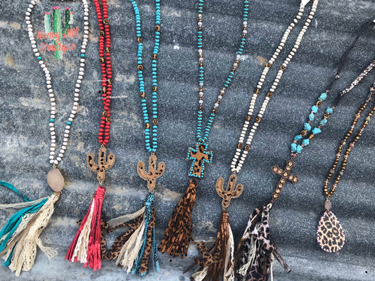 All in one Tassel Necklaces